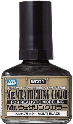 Bandai WC01 Mr Weathering Color Multi Black