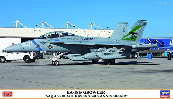 Hasegawa 02351 EA-18G Growler VAQ-135 Black Ravens 50th Anniversary 1 Hasegawa 02351 EA-18G Growler VAQ-135 Black Ravens 50th Anniversary