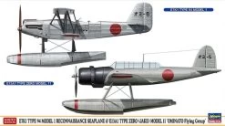 Hasegawa 02357 E7K1 Type 94 Model 1 Reconnaissance Seaplane And E13A1 Type Zero Jake Model 11 Ominato Air Squadron