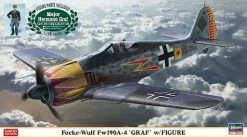 Hasegawa 07492 Focke-Wulf Fw190A-4 Graf W/Figure