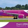 Hasegawa 10846 Peach Airbus A320Neo