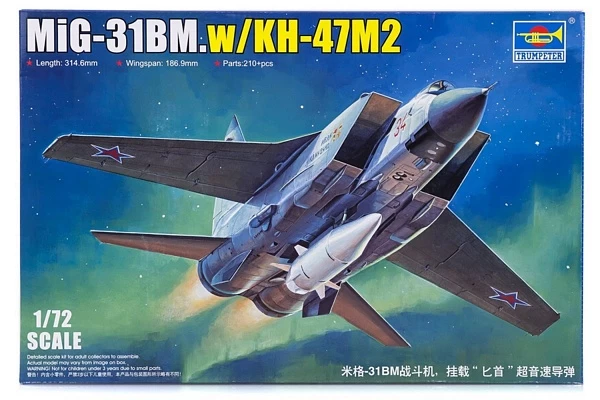 Trumpeter 01697 MiG 31BM W KH 47M2 1 Trumpeter 01697 MiG 31BM W KH 47M2