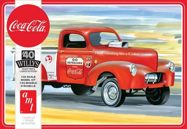 AMT 1145 940 Willys Pickup Gasser Coca-Cola 1 AMT 1145 940 Willys Pickup Gasser Coca-Cola