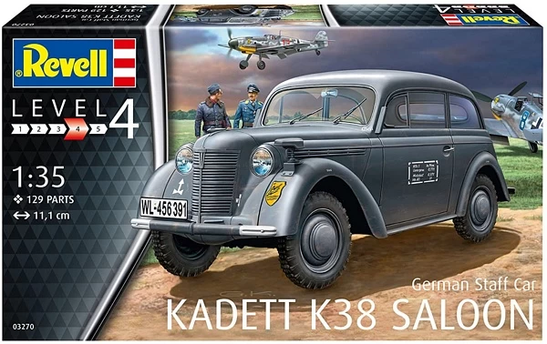 Revell 03270 German Staff Car Kadett K38 Saloon 1 Revell 03270 German Staff Car Kadett K38 Saloon